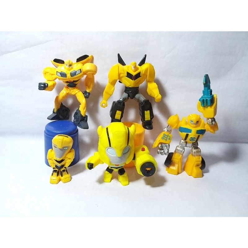 Robot Transformers Bumblebee Bumble Bee Cybertron Autobot Mix Tobot Happy Meal Mcd Mcdonalds Figure 