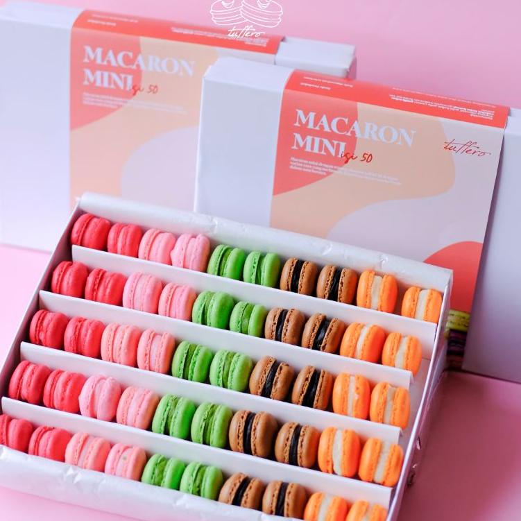 

X34 MACARON MINI ISI 50 MIX MACAROON KECIL HOT ぐ