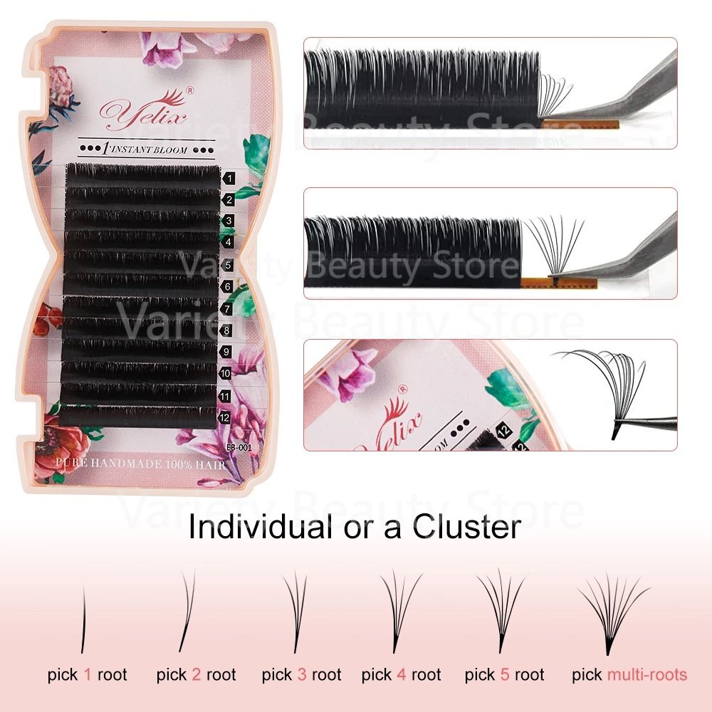 YELIX BLOOM Lashes Russian Volume Eyelash Extension Bulu Mata Palsu