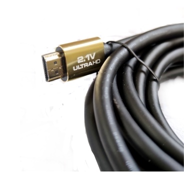 Cable hdtv 2.1 Premium 20 meter m-m gold 8k 4k 144hz UHD 48Gbps hdr eARC dolby ethernet - Kabel hdtv 19 pin 20m male