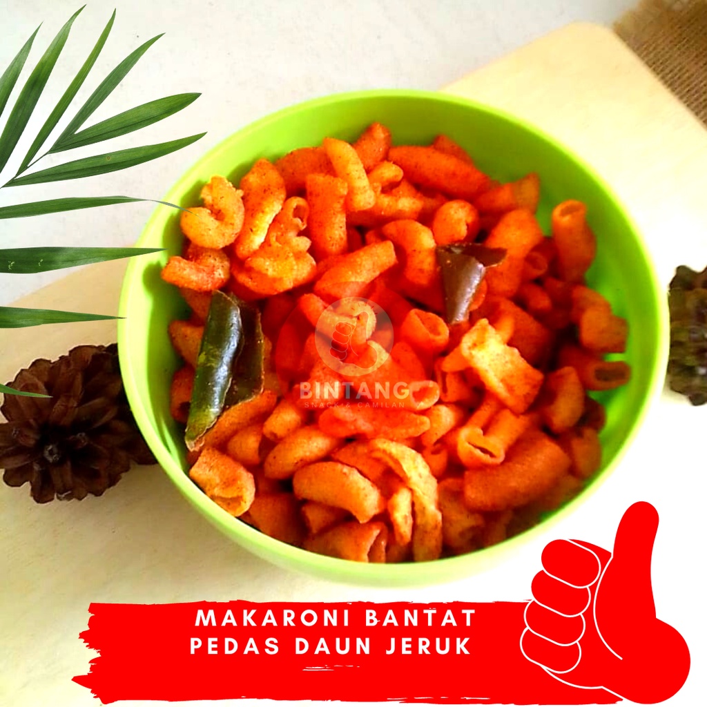

Makaroni bantat pedas daun jeruk 500 gr