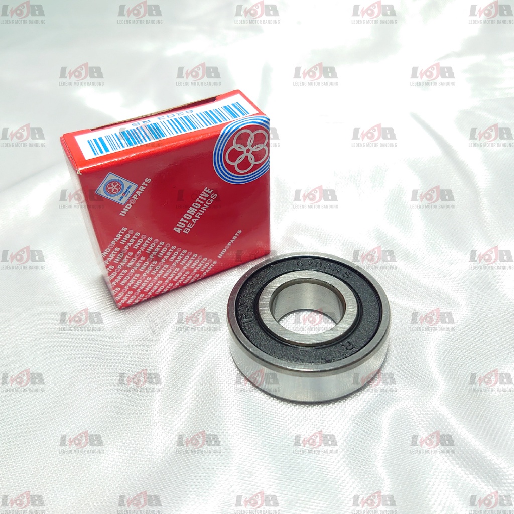 INDOPARTS Laher 6203 RS Ball Bearing Bering Bantalan Roda Velg Ban Motor