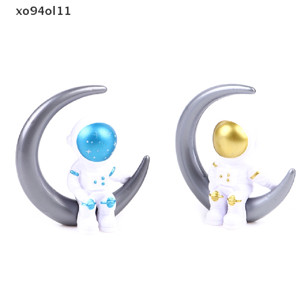 Xo Astronot Cake Topper Space Universe Hiasan Kue Properti Pesta Ulang Tahun Antariksa OL