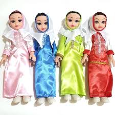 Boneka Anak Ngaji Baca Surat Alquran / Mainan Boneka Hijab