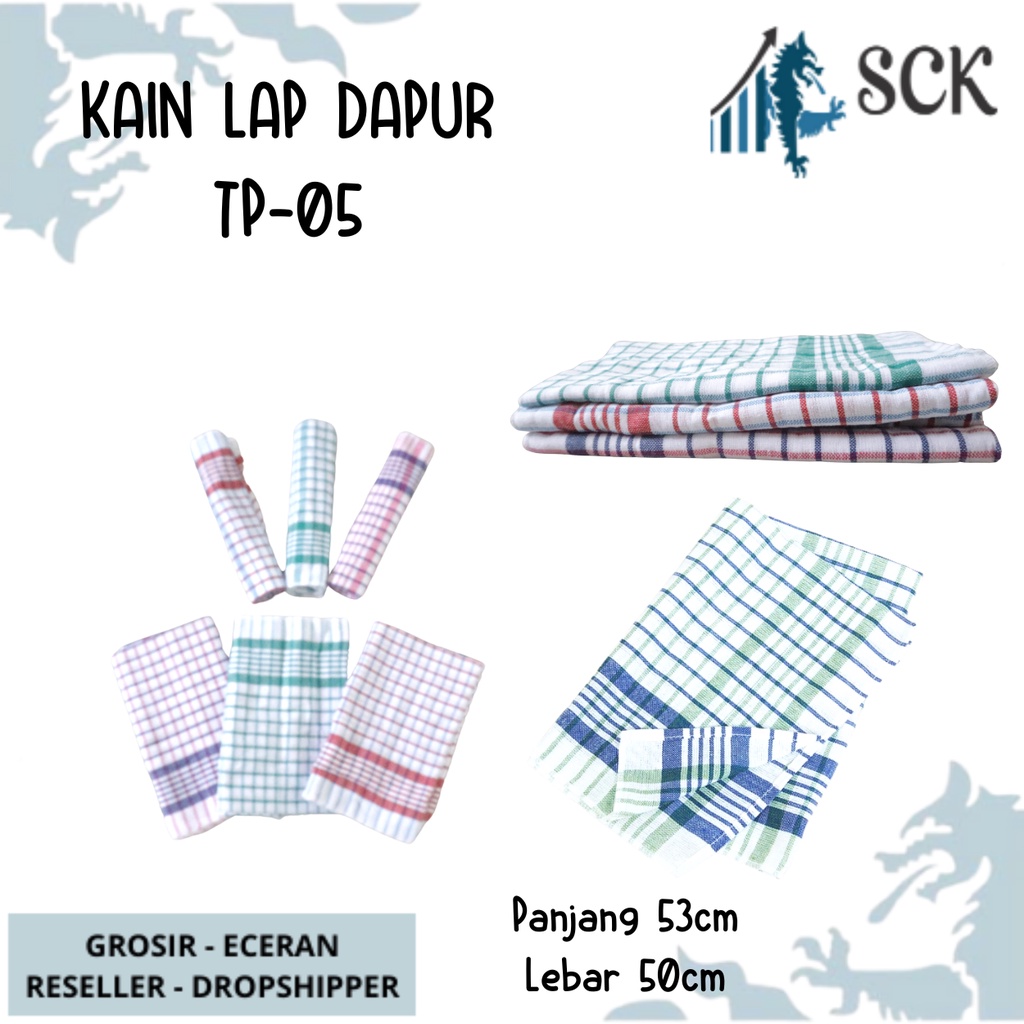 [ISI 3] SERBET TP-05 / KAIN LAP DAPUR / SERBET / LAP CAP TP05