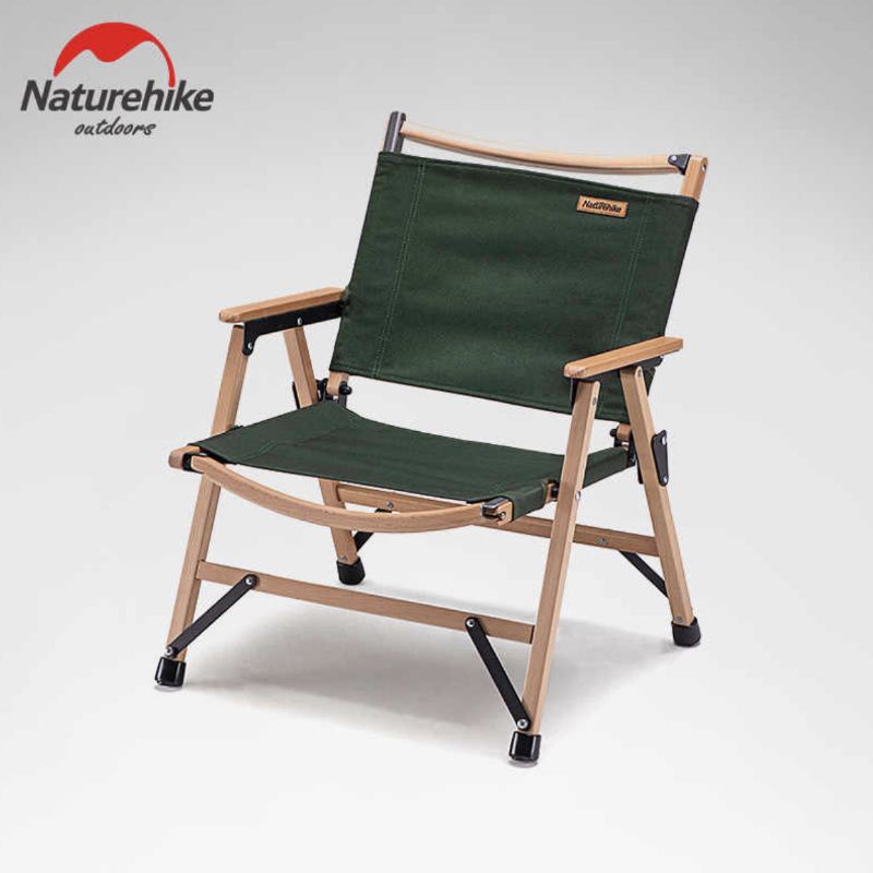 KURSI LIPAT NATUREHIKE NH20JJ007 (TIPE 23) // KURSI LIPAT MOTIF KAYU CAMPING GLAMPING