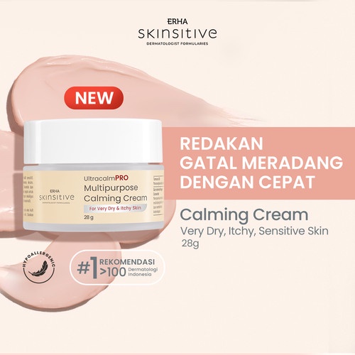 ERHA Skinsitive DF Ultracalm PRO Multipurpose Calming Cream 28gr - Krim Wajah