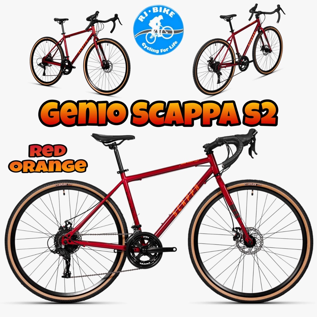 SEPEDA BALAP GRAVEL GENIO SCAPPA S2 700C