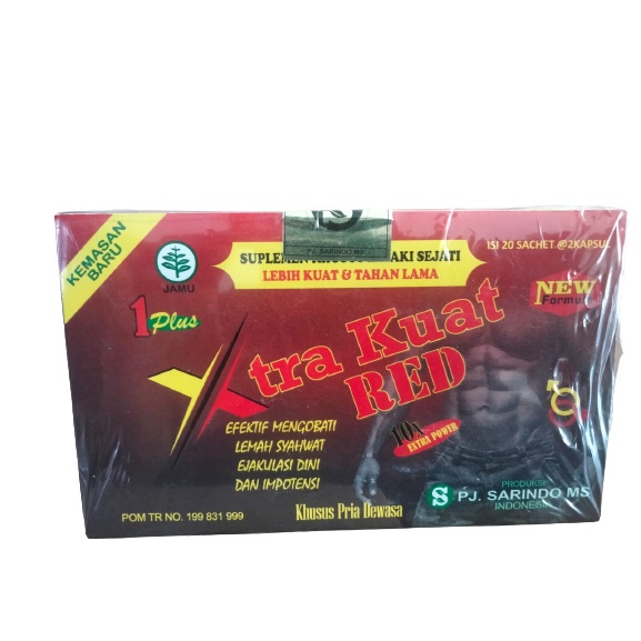 Kapsul xtra kuat red Original Obat Herbal Pria Tahan Lama