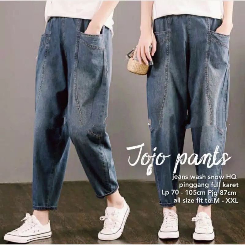 Jojo pants / Verrati Jeans Potogan Longgar