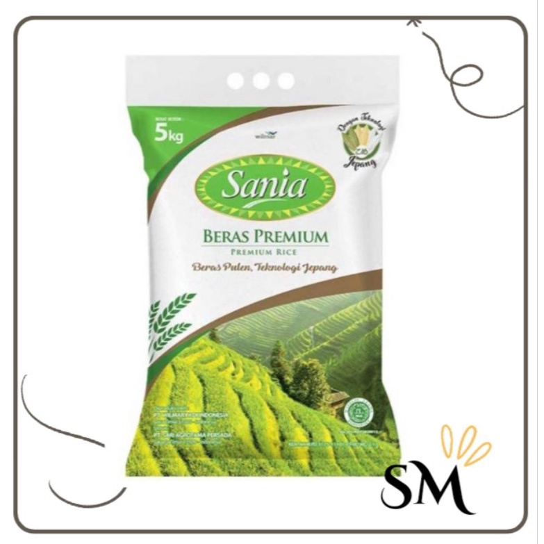 

♥️ SEMBAKO MURAH ♥️ Beras sania Premium 5Kg - Pasar murah bekasi