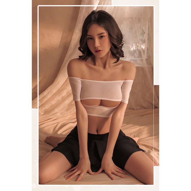 Sexy Kisser BL1577 Lingerie Costume Secretary Dress Gstring