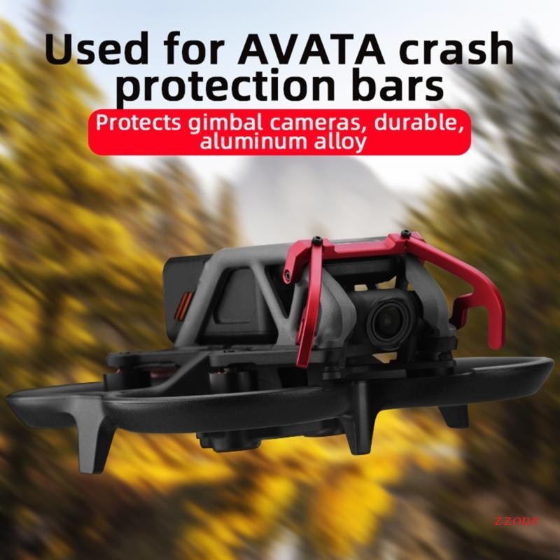 Zzz Aluminium Alloy Gimbal Lensa Bumper Top Protection Camera Protective Bar Anti-Tabrakan Untuk AVATA Aksesoris