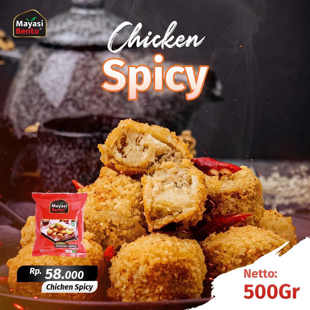 

Mayasi Bento Chicken Spicy - Frozen Food Halal BPOM