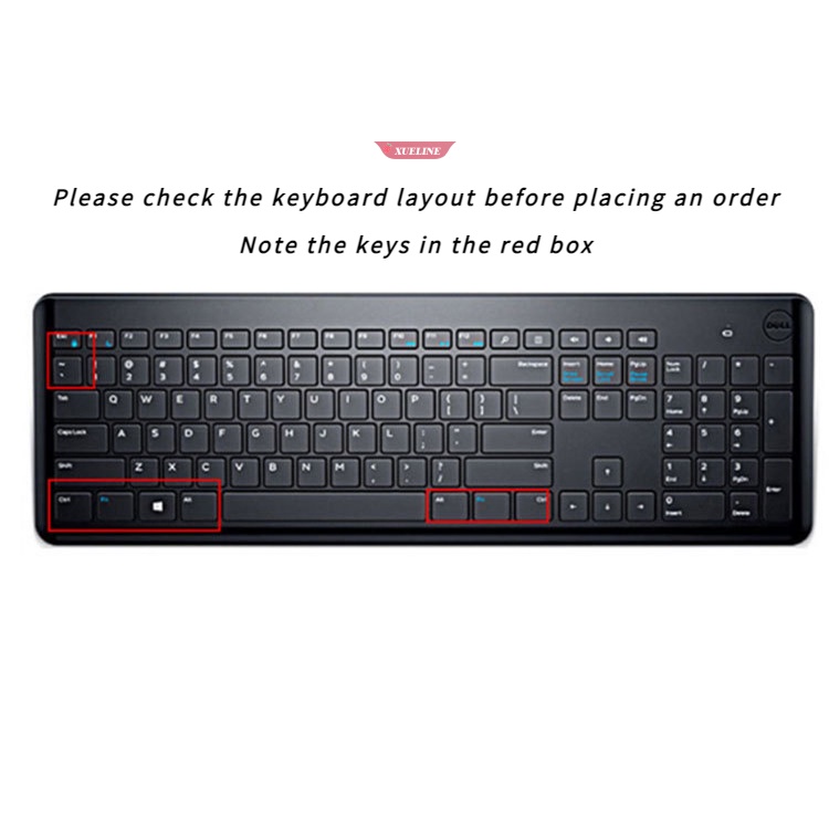17 Keyboard Cover For Dell KM117 WK117 WK118 Universal Silicone Waterproof Keyboard Skin Protector Sticker Film [ZXL]