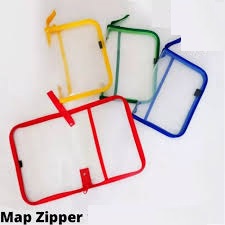 

(25gr) Map Plastik Resleting Jaring Zipper Bag file F4