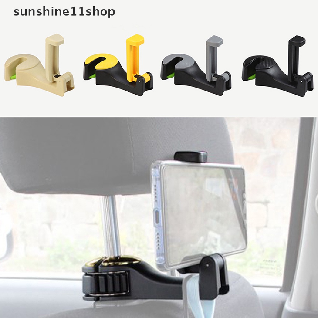 Sho Pengait Headrest Mobil 2in1 Untuk Hook Handphone Mobil Belakang Multi Fungsi N