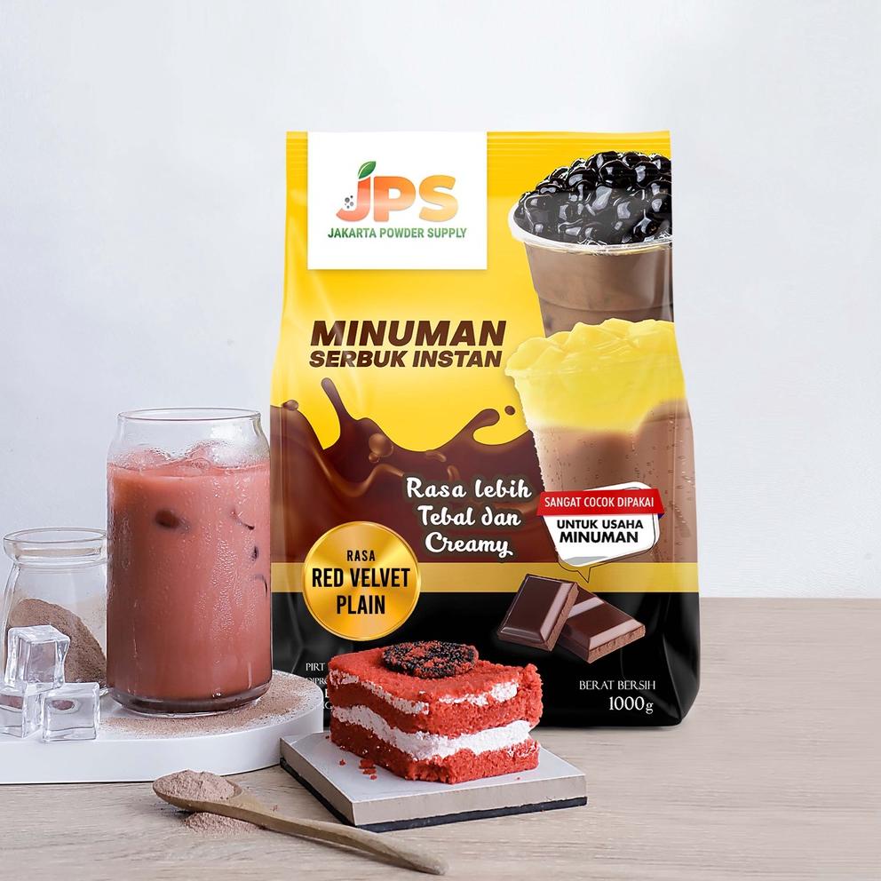 

Jangan Sampai Kehabisan!!!❄️ Powder Drink JPS Bubuk Minuman Rasa RED VELVET PLAIN 1Kg