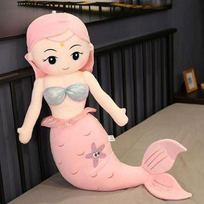 Boneka Putri Duyung Mermaid Queen Putri Duyung Lucu Tinggi 65cm Berlabel SNI