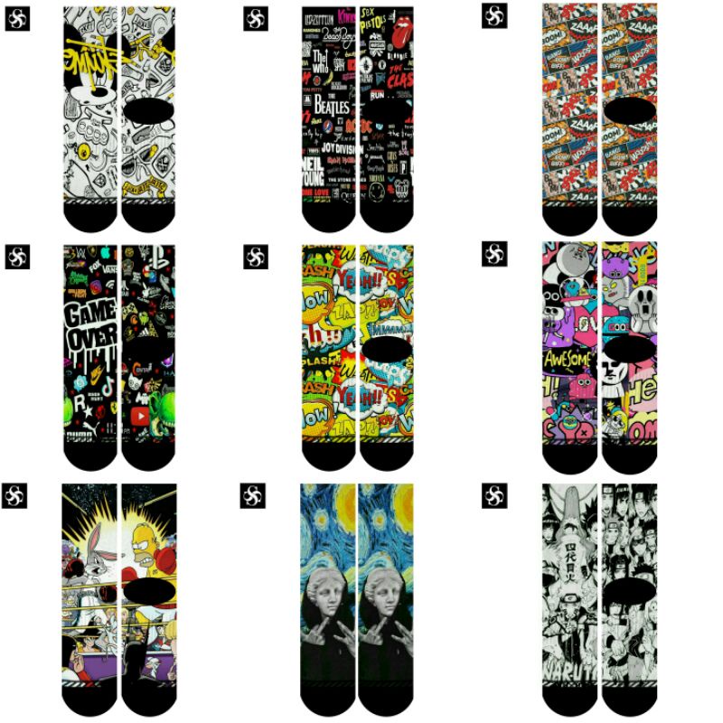 J ⚡ KAOSKAKI FULL PRINTING PREMIUM