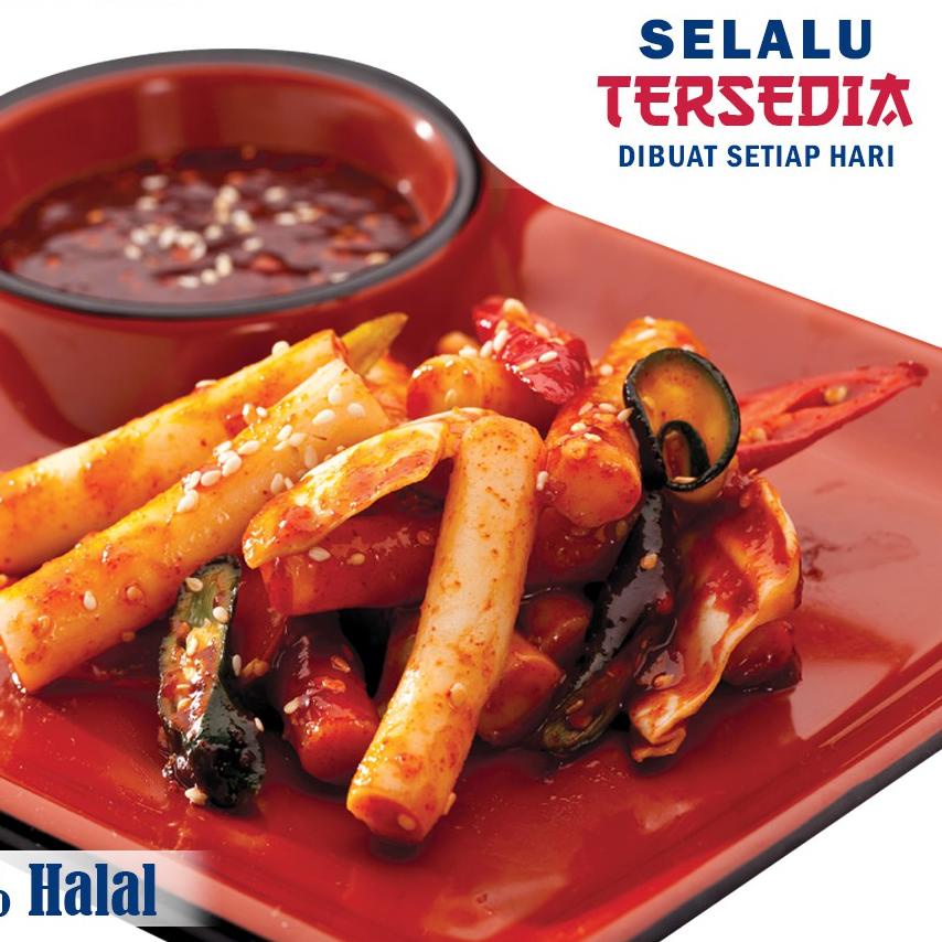 

➣ PLAZA KOREA TTEOKBOKKI 400 GR + SAUCE FRESH - TTEOK TOPOKKI TOKPOKI KOREAN FOOD RICE CAKE KUE BERAS KOREA ☄
