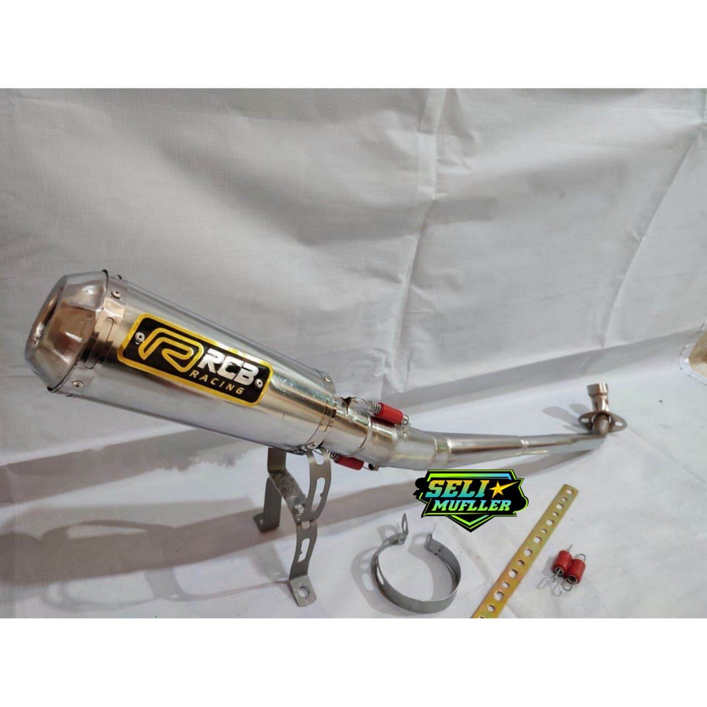 Knalpot racing RCB all bebek supra x 110/125/blade/revo/kharisma/jupiter/shogun/smash/astrea/kirana