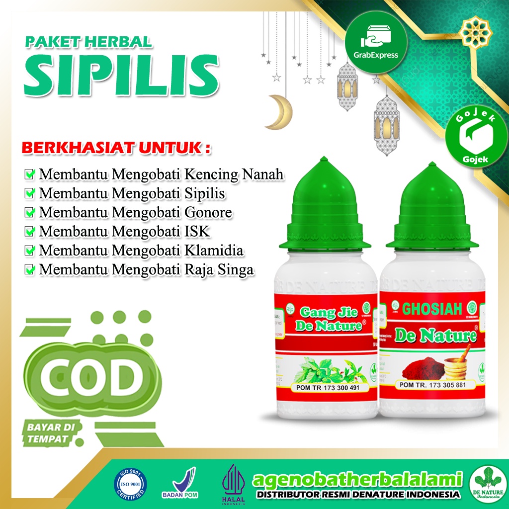 NEW Obat Sipilis, Kencing Nanah, Raja Singa, Gonore, Klamydia, Keputihan Abnormal Original Denature