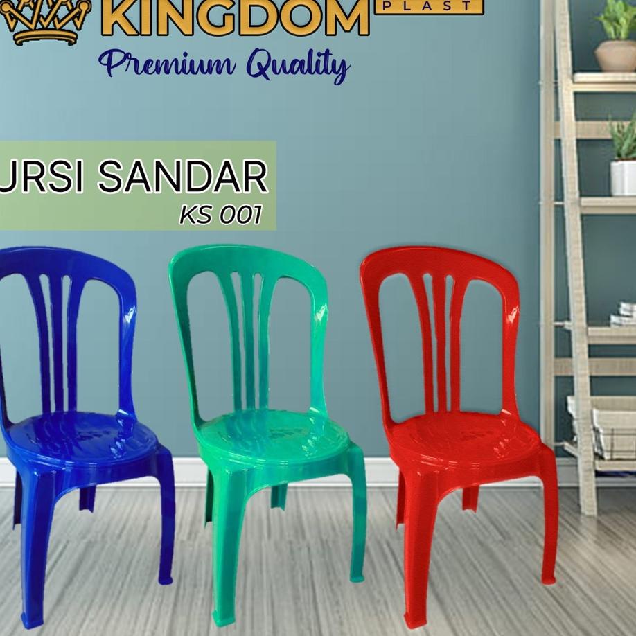 ☚ kursi / bangku plastik sender kursi sandaran plastik KUAT DAN KOKOH KURSI SANDAR KINGDOM ✻