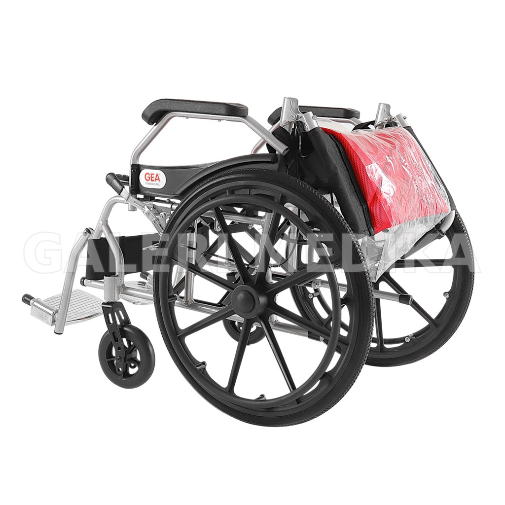 Kursi Roda GEA FS 863M Aluminium Nanometer - Kursi Roda Semi Travel Bisa dilipat