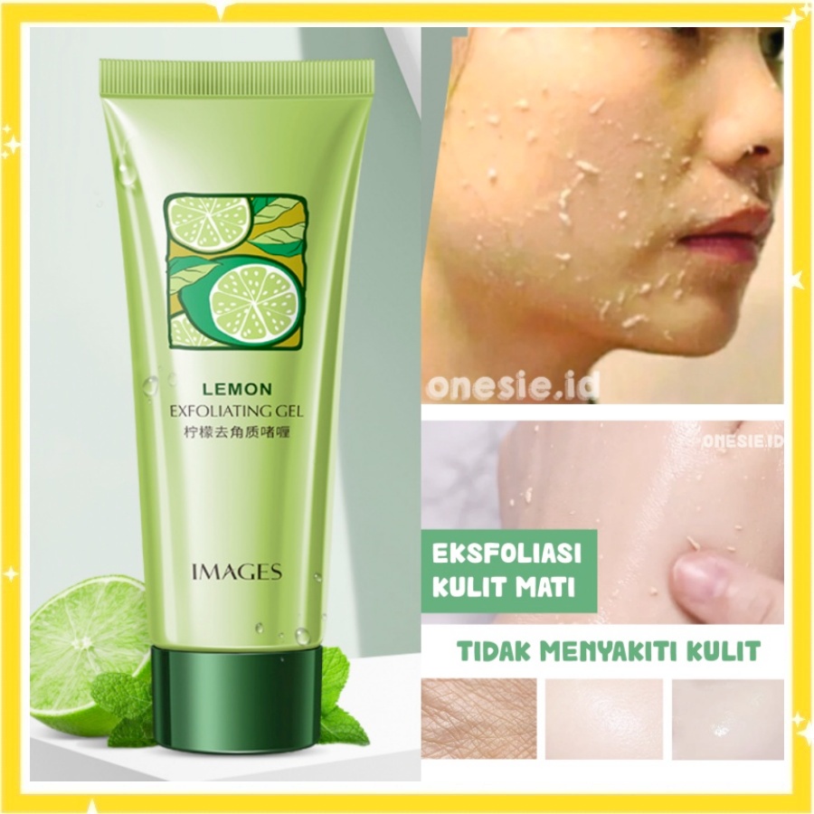 Eksfoliasi Kulit Wajah Lemon 80g Peeling Gel Exfoliating Exsfoliasi EM045