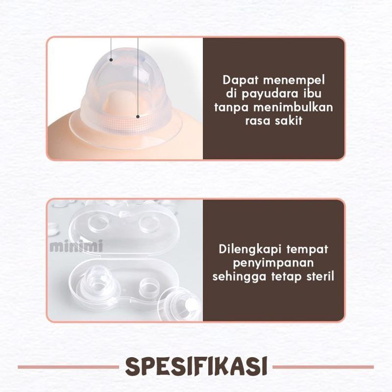 Penarik Puting Ibu Menyusui Nipple Puller BPA Free