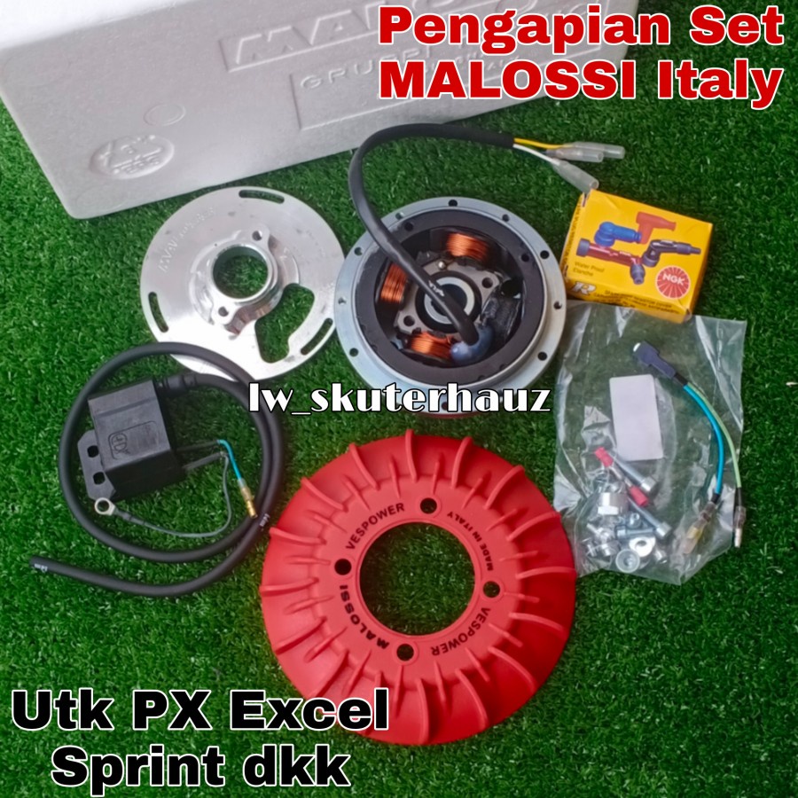 Pengapian set MALOSSI Vespower Untuk Largeframe Vespa PX Excel Sprint