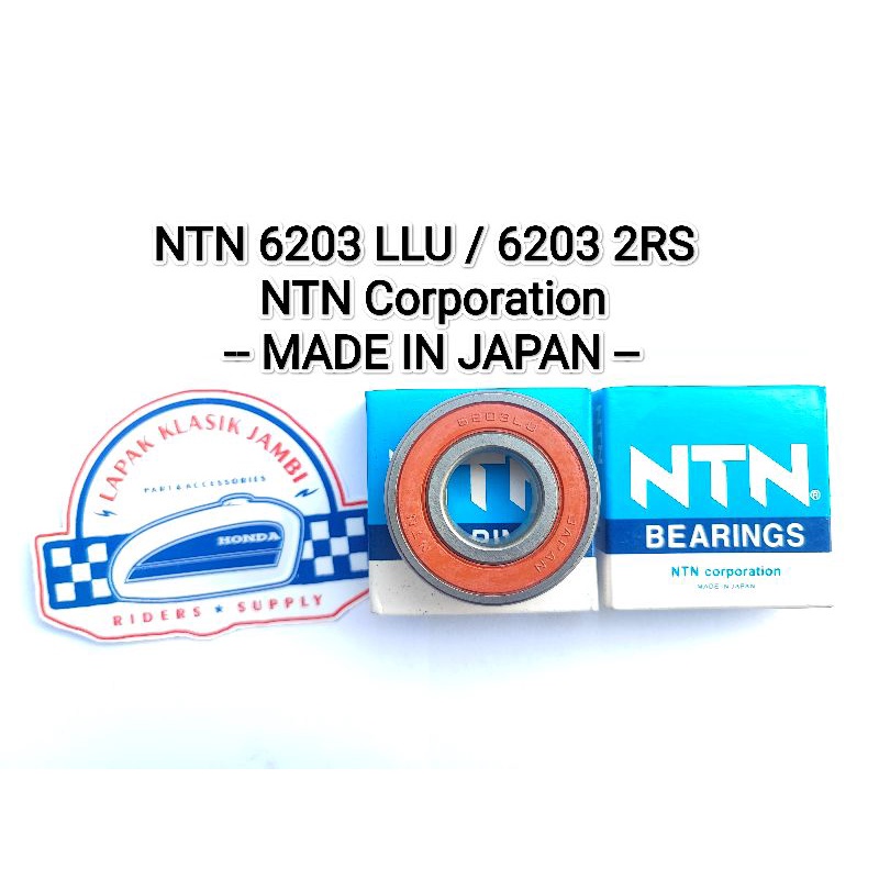 Ball Bearing Laker NTN 6203 LLU / NTN 6203 2RS