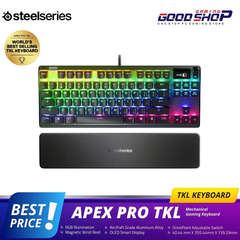 SteelSeries Apex Pro TKL - Gaming Keyboard