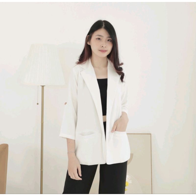 Lindis Blazer | Jas Wanita Blazer | Blazer Formal | Blazer Casual | Blazer Lengan Panjang Import