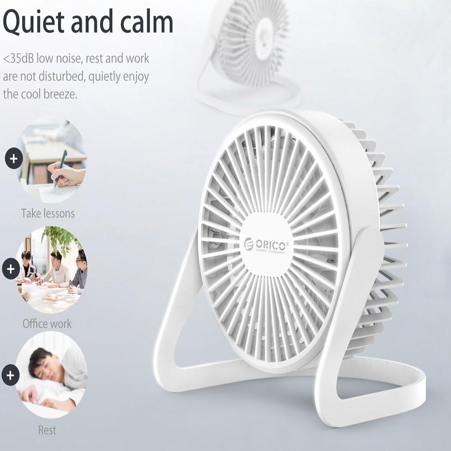 ❅ Desktop USB Mini Fan Orico FT1-2 - Kipas angin mini usb ☁
