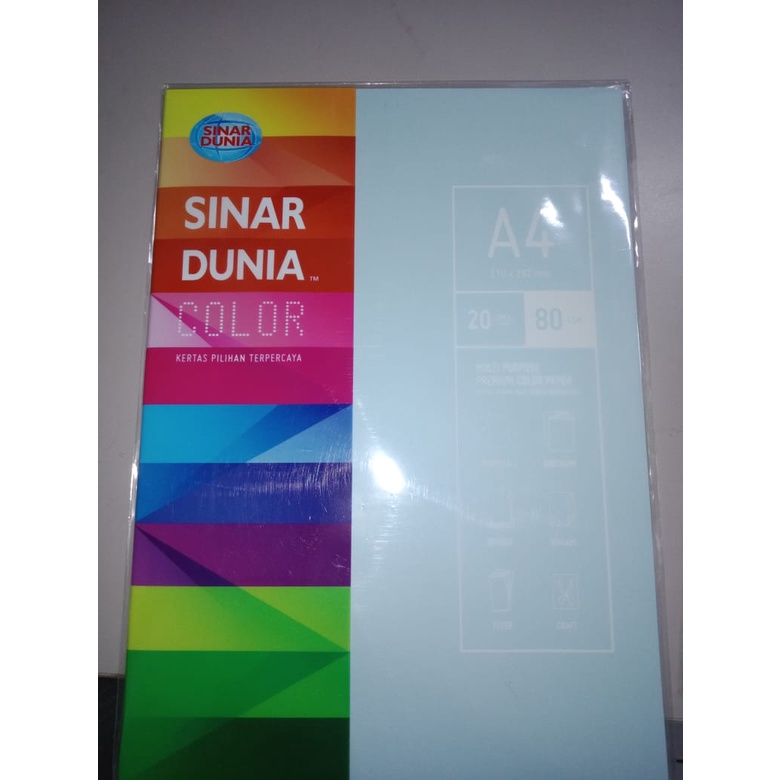 Kertas HVS Print Photocopy Paper Berwarna A4