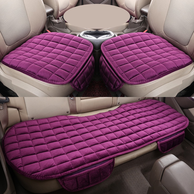 [AYBx] Baju Kaos Distro Pria Wanita Lengan Pendek Musim Gugur Musim Dingin Universal Mewah Anti Slip Kursi Depan Belakang Mobil Kisi Cover Kursi Pad Kursi