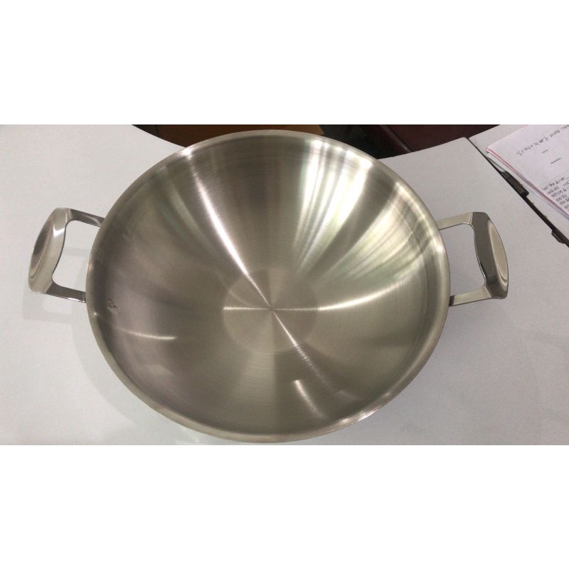 BIMA Wok 3 Ply FULL Clad Deep 30cm SUPER TEBAL