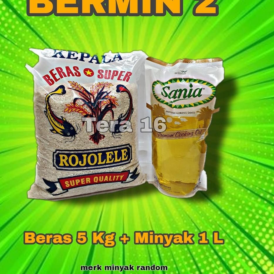 

☜ bermin 2 paket sembako murah BERAS DAN MINYAK ➲