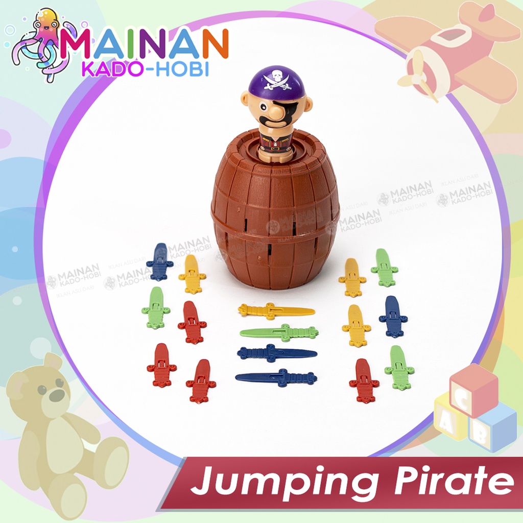 MAINAN ANAK EDUKASI FAMILY GAMES BAJAK LAUT JUMPING PIRATES