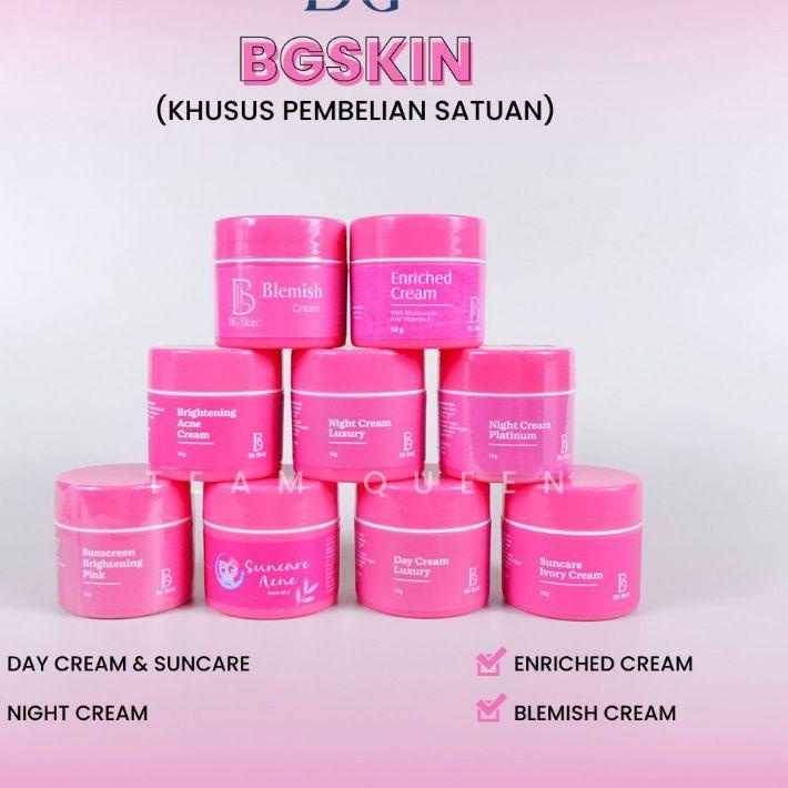 ❂ ECER BG SKIN day cream luxury suncare acne night cream luxury suncare ivory brigtening acne ♣