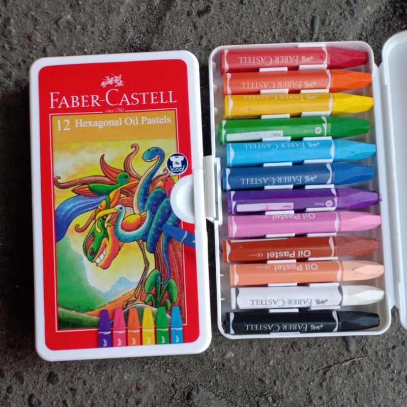 

Faber Castell 12 Hexagonal Oil Pastel / Oil Pastel Faber Castell 12 Warna