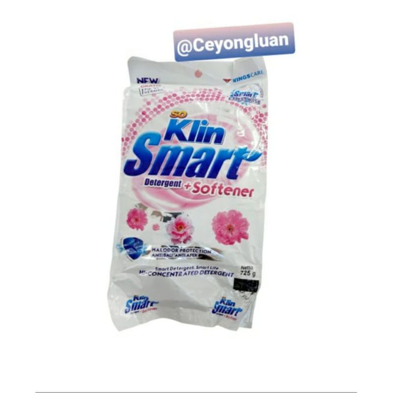 ❤️beauty❤️ so Klin Smart detergen + softener 800g