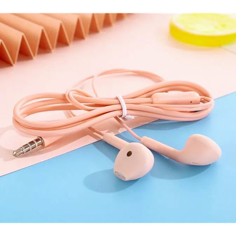 Sport Portabel 8warna Earphone Wired Super Bass Dengan Mikrofon Built-In 3.5mm In-Ear Wired Headphones