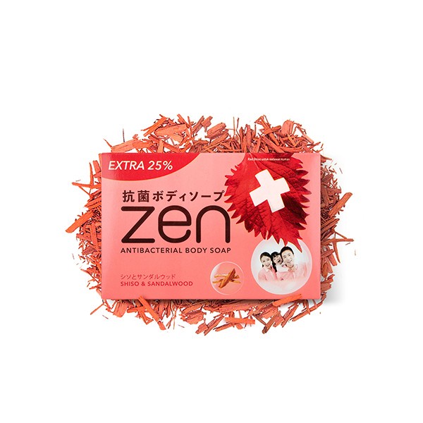 ZEN SOAP 80GR SHISO&amp;SANDALWOOD