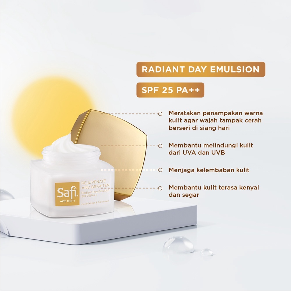 SAFI AGE DEFY RADIANT DAY EMULSION SPF 25 PA++ 25gr DAY CREAM