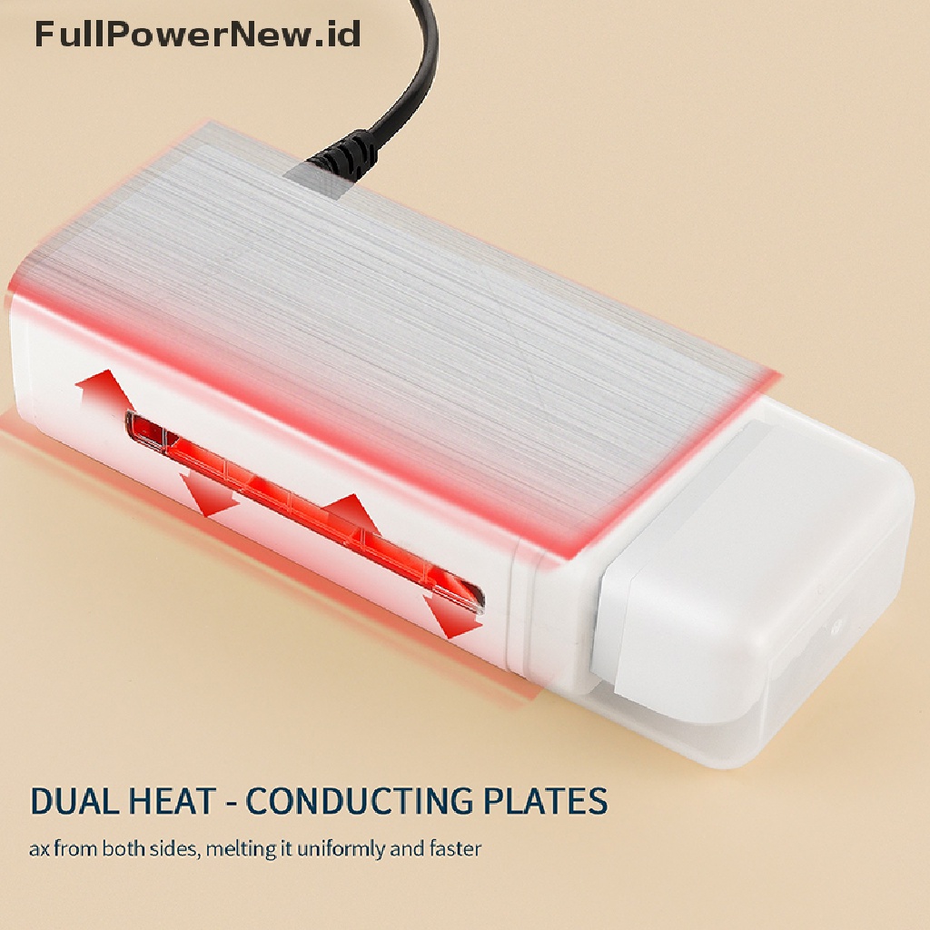 Power Roll on Depilatory Hot Wax Warmer Heater Roller Mesin Penghilang Bulu Rambut Listrik ID