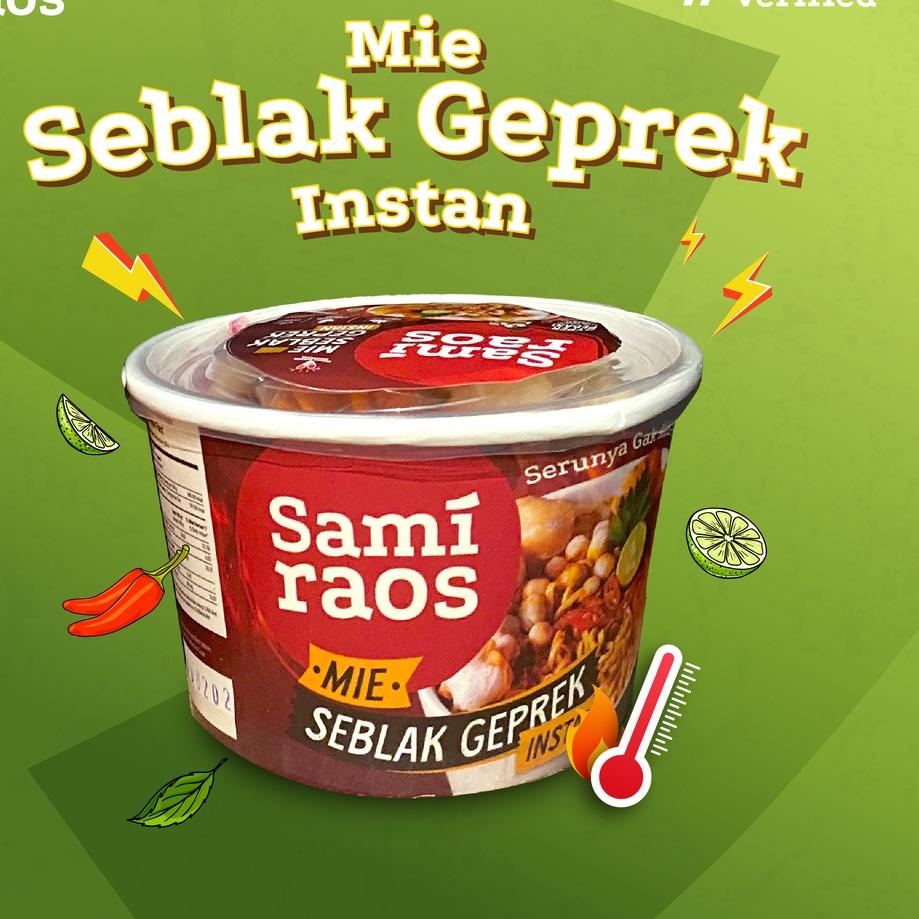 

12.12 Promo Brand Samiraos - Seblak Mie Geprek !!
