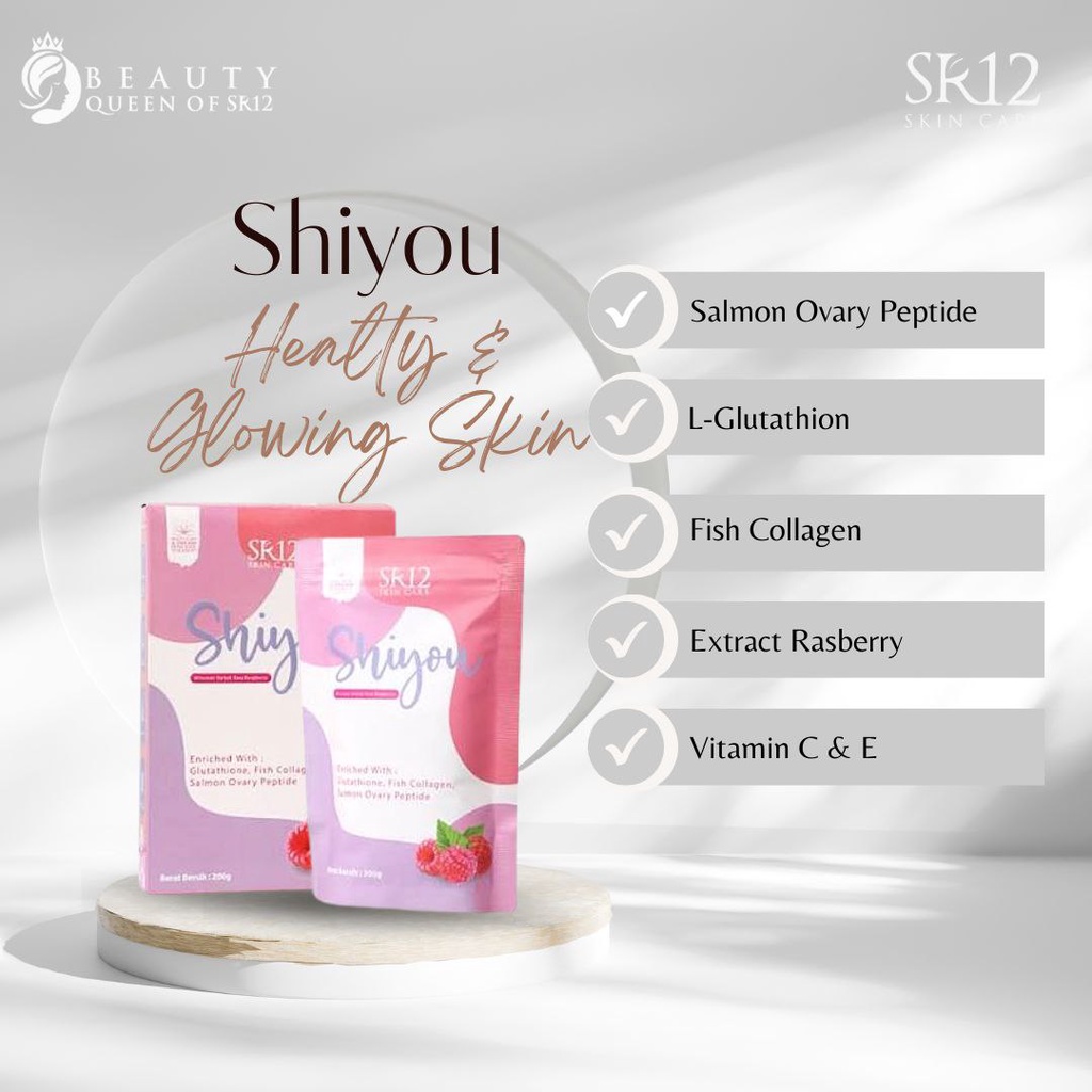 Collagen Drink Shiyou Collagen Beauty Drink Minuman Kolagen Pemutih Badan Pemutih Kulit Tubuh Suplemen Pemutienh Kolagen Drink Pemutih Kulit Minuman Sehat Serbuk Kolagen Shiyou Collagen Drink SR12